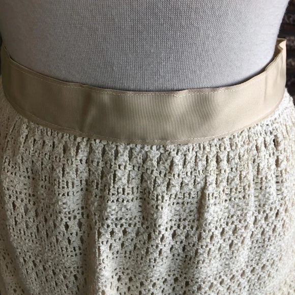 Vintage Cream Maxi Skirt - Picture 5 of 6